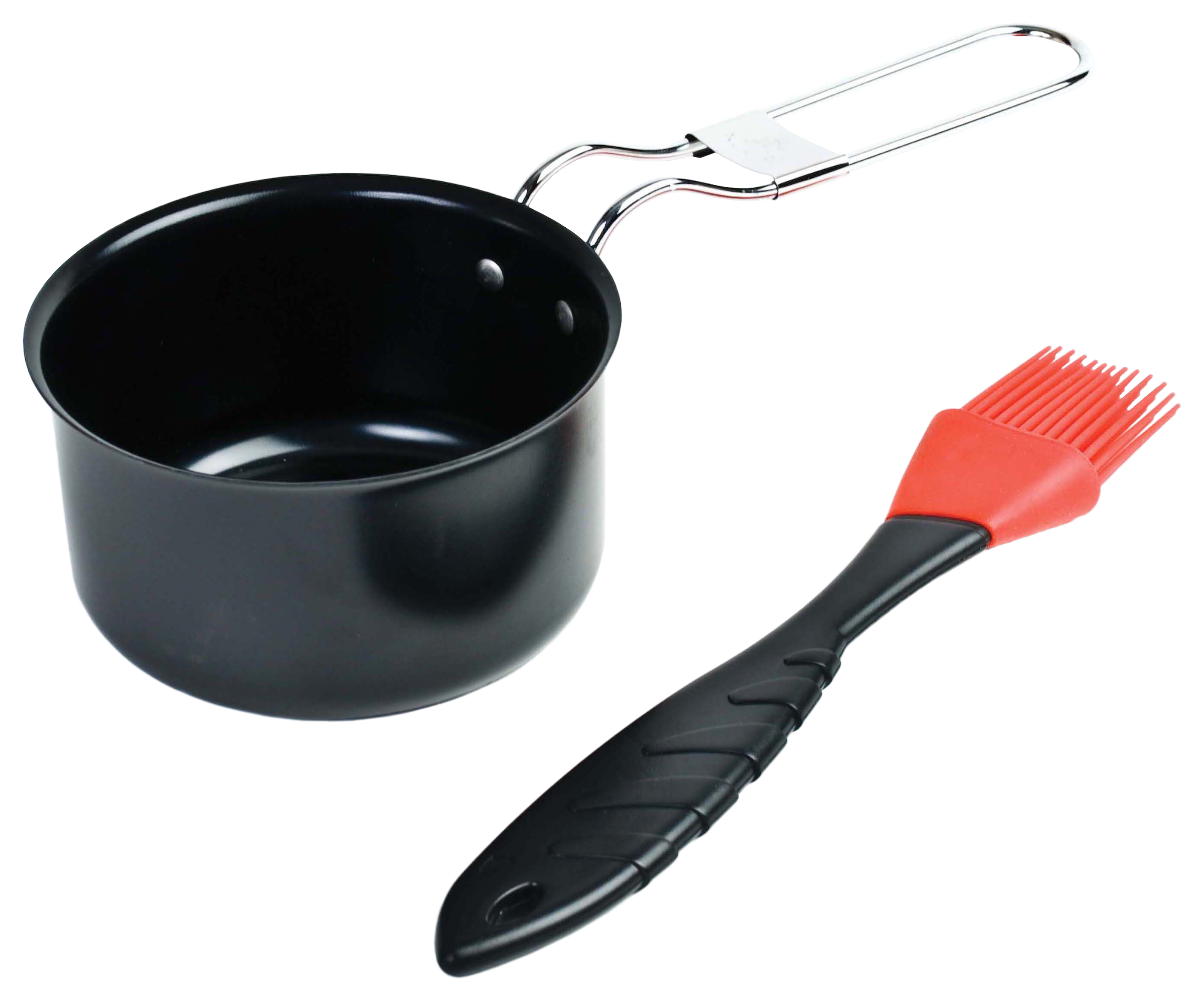 Charcoal Companion BBQ Basting Sauce Pot and Brush Set Bass Pro Shops